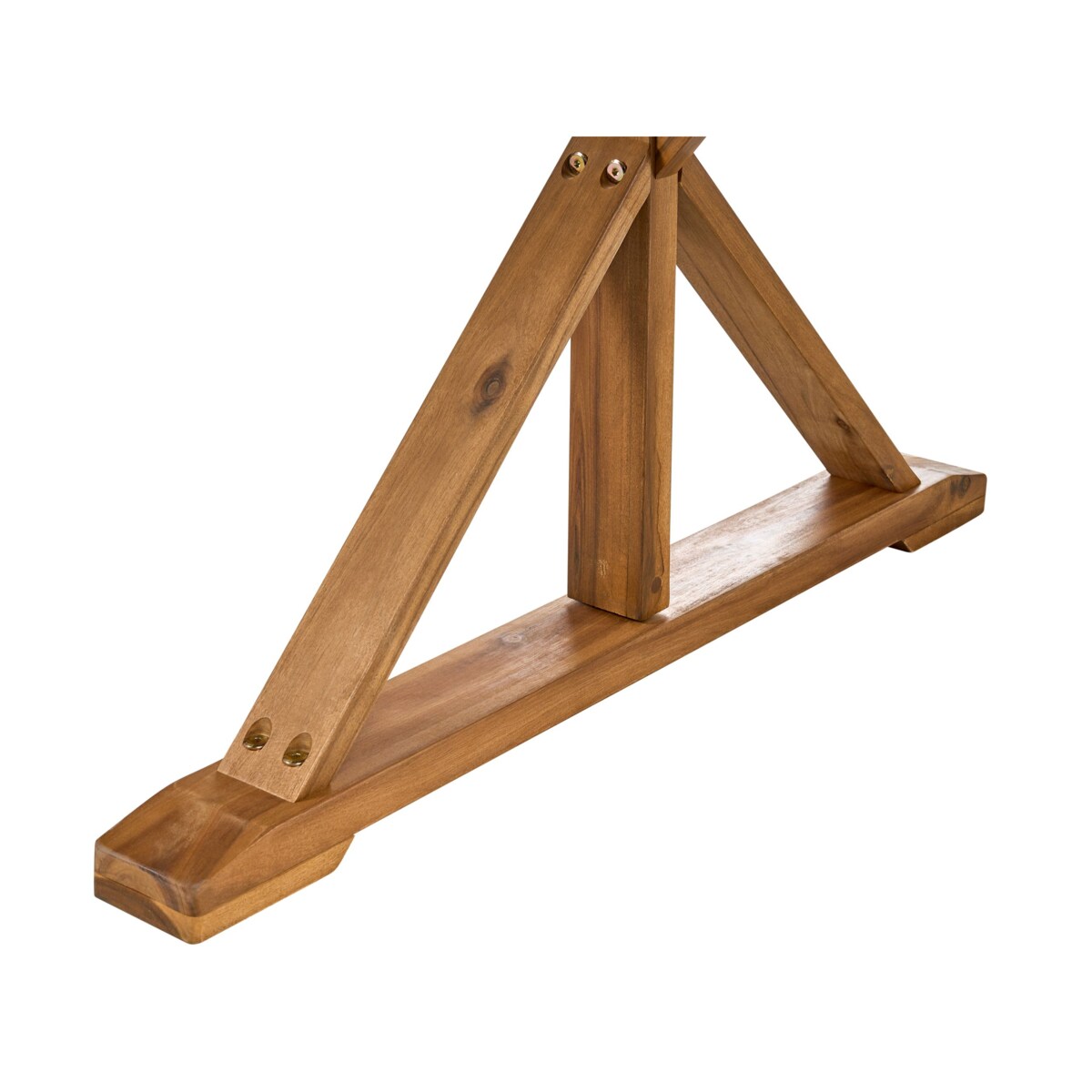 Stół ogrodowy CALABRITTO 91 cm 184 cm Drewno akacjowe Brązowy