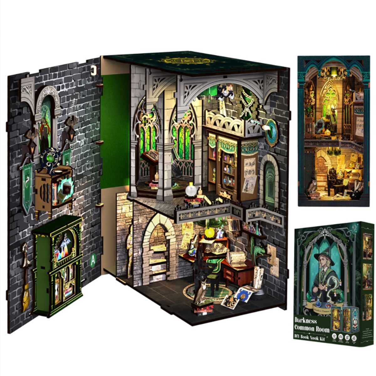 Miniaturowy domek Book Nook - Pokój życzeń - CuteBee