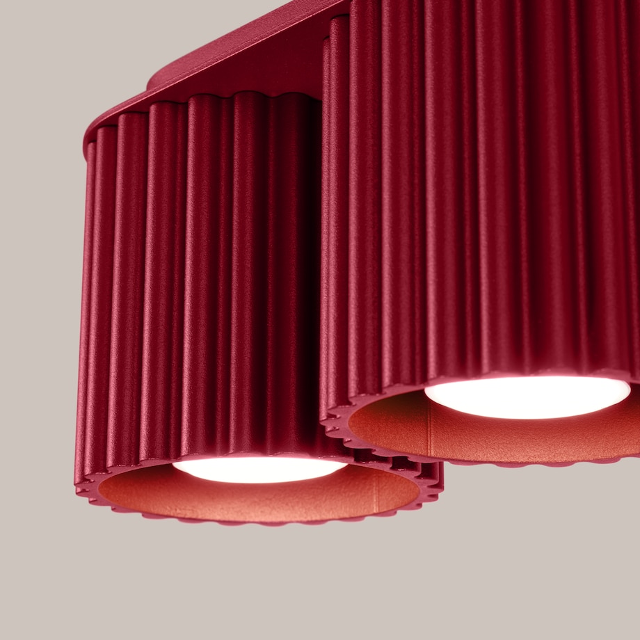 Plafon AURA 2 burgund GU10