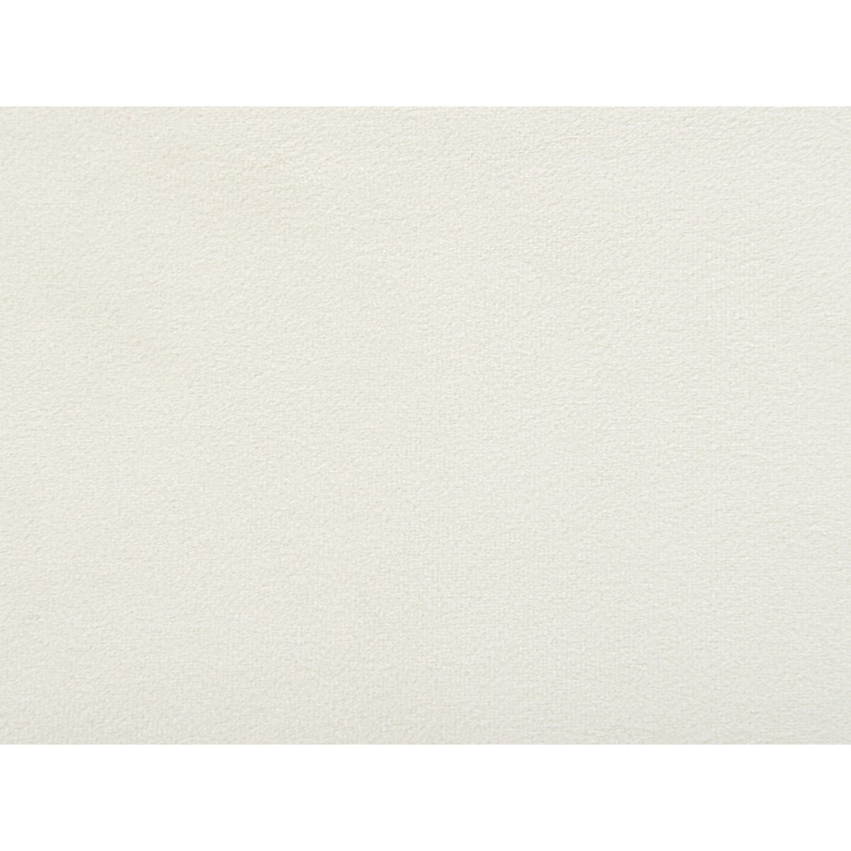 Łóżko wodne Welur VINCENNES 180 x 200 cm Złamana biel