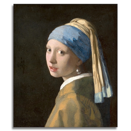 Dziewczyna z perłą - Jan Vermeer - Obraz 45cm x 40cm