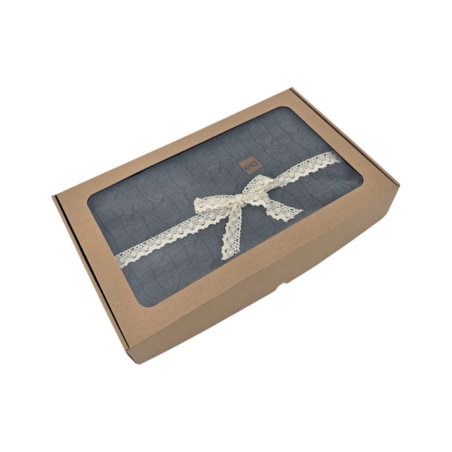 Koc dzianinowy kaszmir 200x220 cm – VERONA200 ANTHRACITE