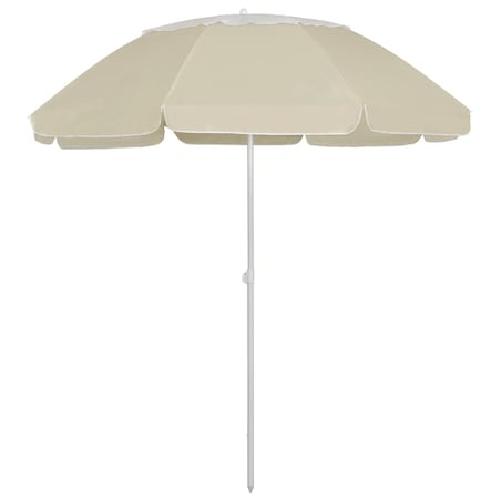 vidaXL Parasol plażowy, piaskowy żółty, 300 cm