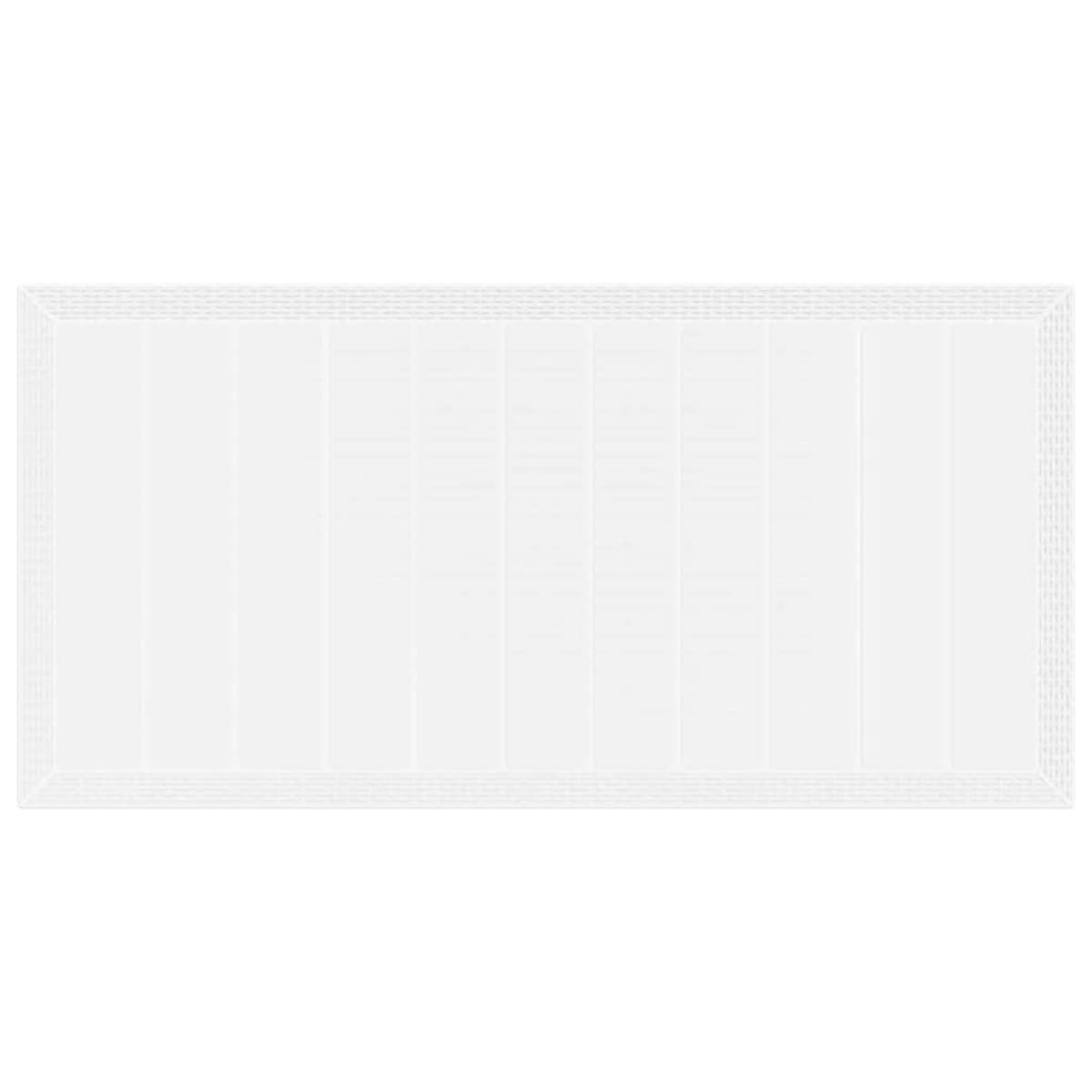 vidaXL Zestaw do jadalni w ogrodzie 7 pcs Biały Rattan Polt