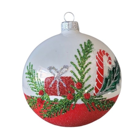 Bombka szklana 4 szt. Ø 100 mm VACANZE