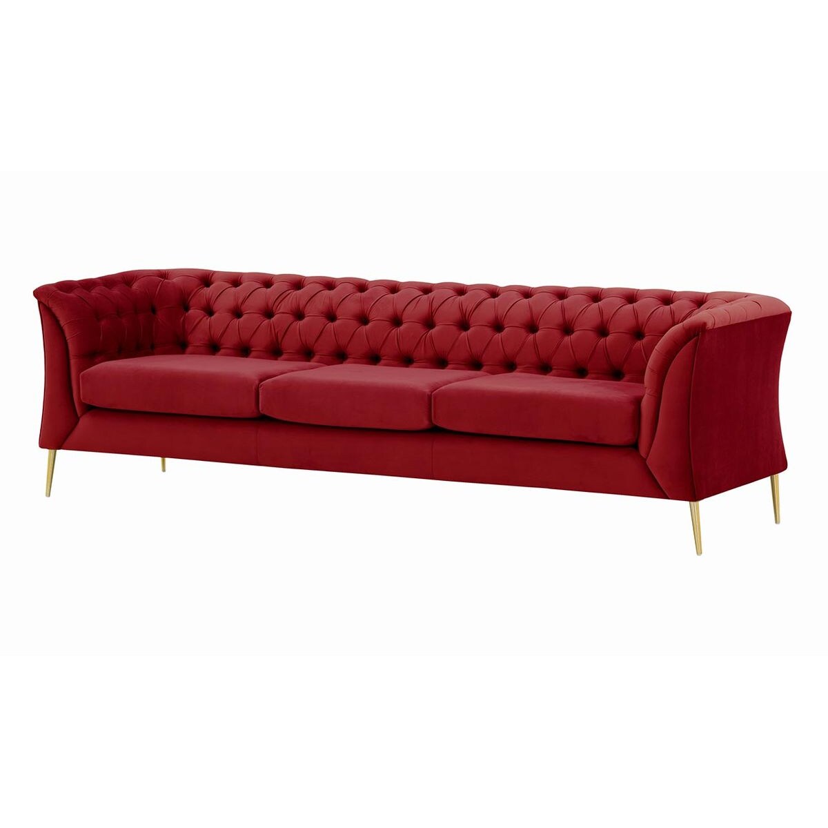 Sofa trzyosobowa Chesterfield Modern-Velluto 7
