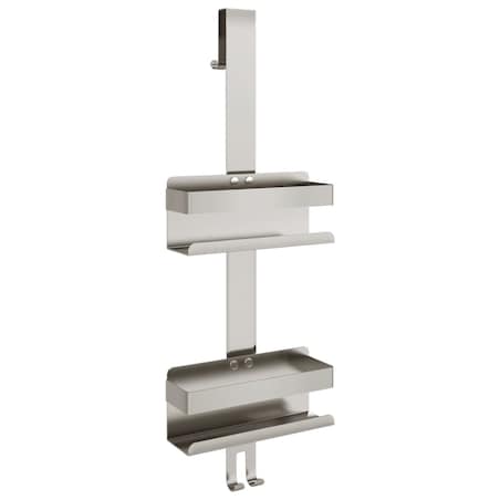 vidaXL Wiszący organizer prysznicowy, szczotkowana stal nierdzewna 304