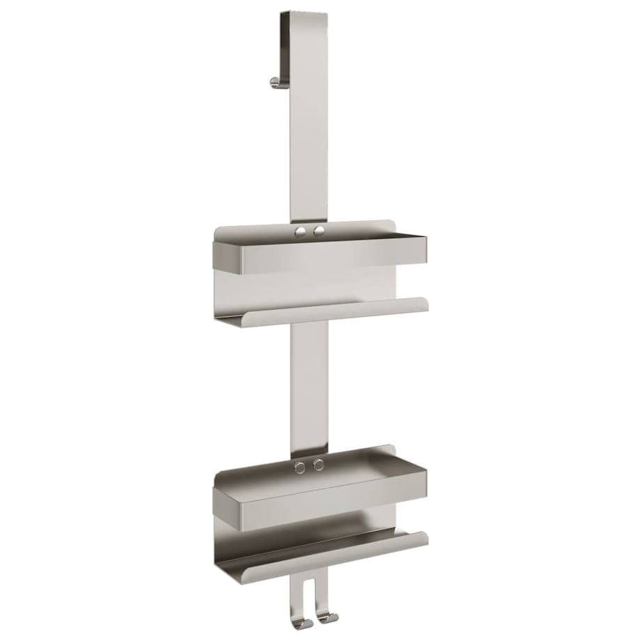 vidaXL Wiszący organizer prysznicowy, szczotkowana stal nierdzewna 304