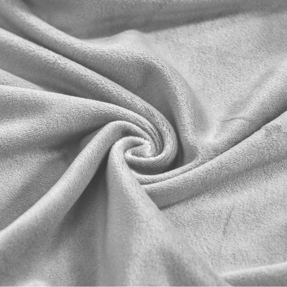 POKROWIEC NA FOTEL USZAK JASNY SZARY WELUR ELASTYCZNY [22E5]