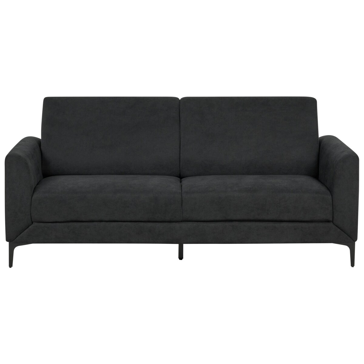 Sofa 3-osobowa czarna FENES