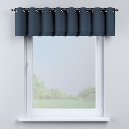 Lambrekin na kółkach 130x40 granatowy