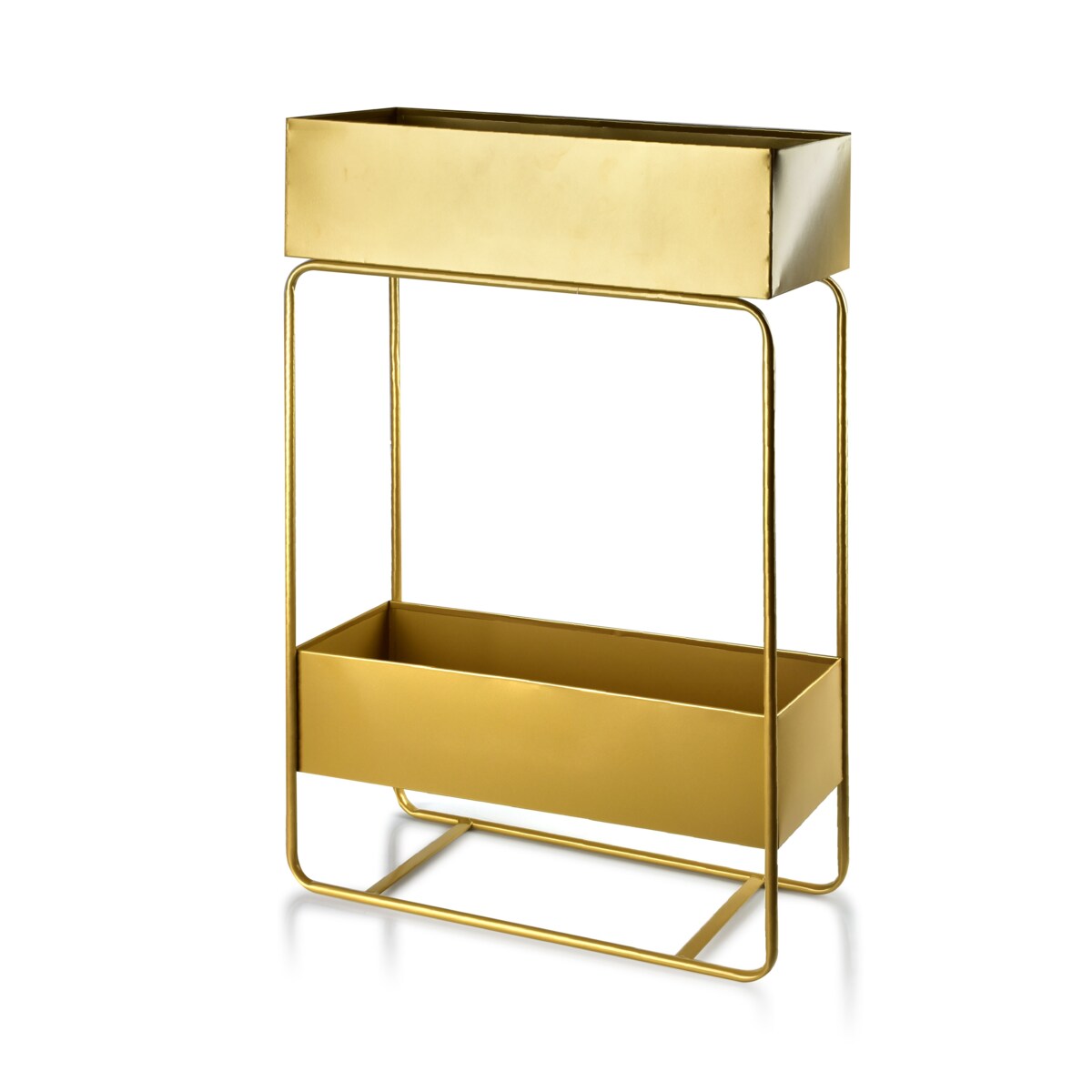 SWEN GOLD Barek/ kwietnik dwupoziomowy 60x25,5xH:90 cm