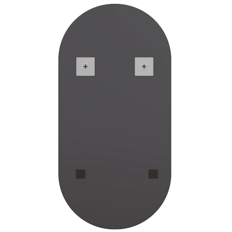 vidaXL Lustro, 40x20 cm, szklane