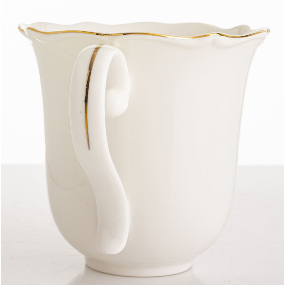 Kubek 350 ml porcelanowy 13x10x10 cm VIENNA biały