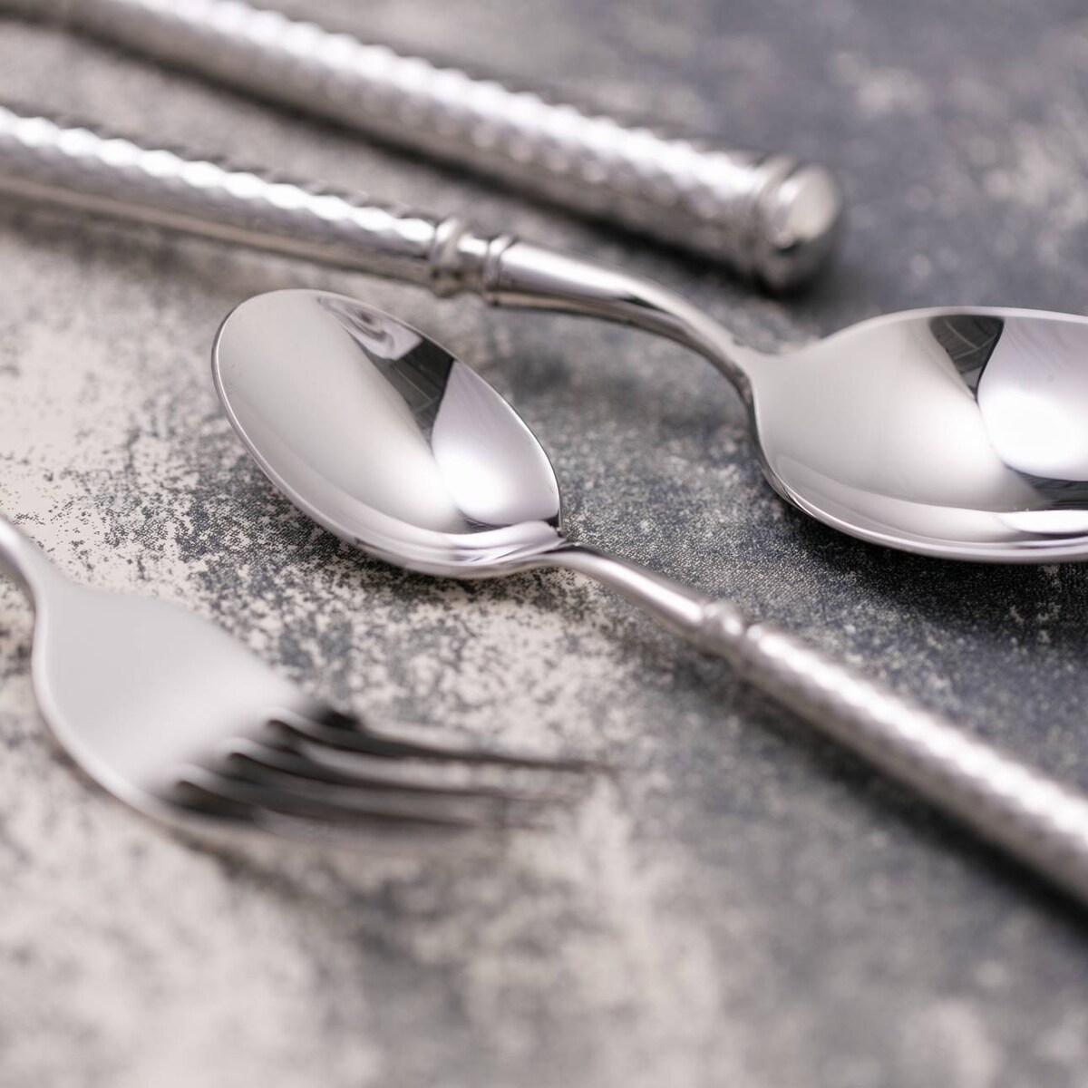 Sztućce Cubism komplet dla 6 osób 24 części, 43,5 x 32,5 x 6 cm