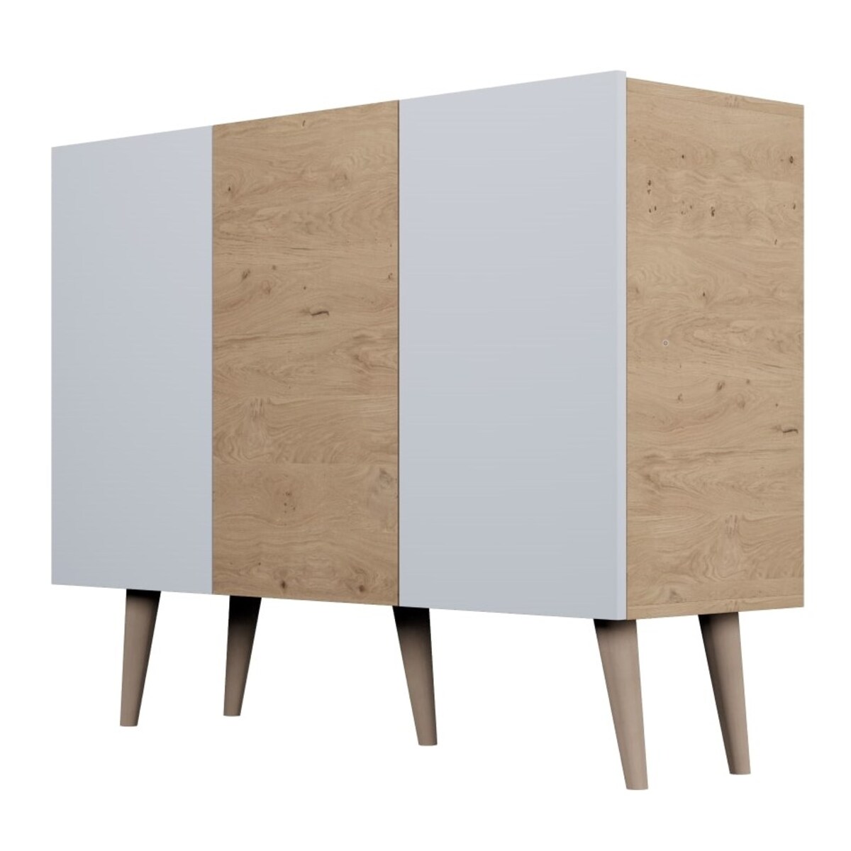 Komoda Toronto dąb artisan & biały