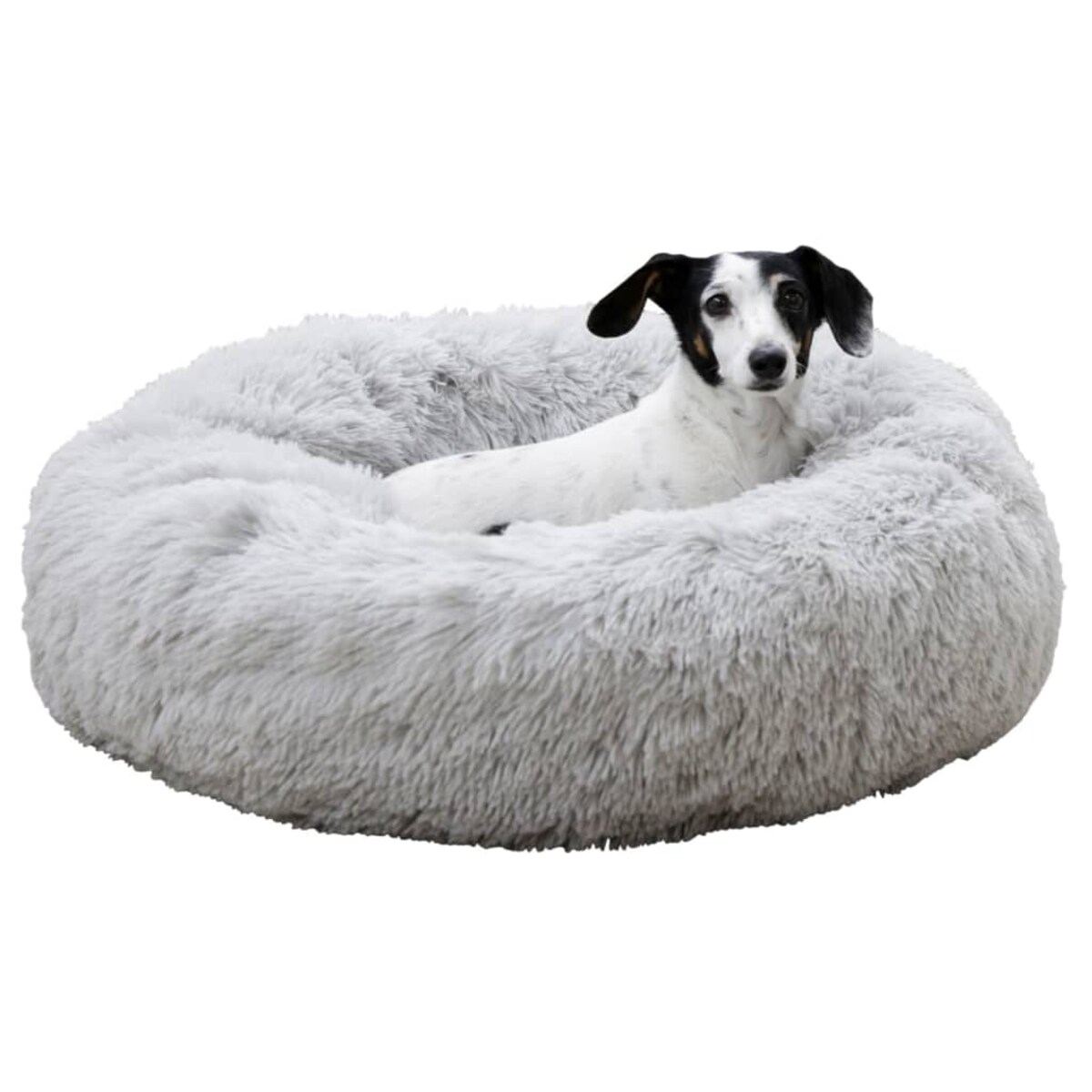 Kerbl Przytulne legowisko dla psa Fluffy, 18 cm, jasnoszare