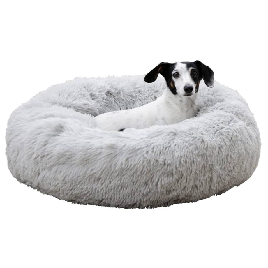 Kerbl Przytulne legowisko dla psa Fluffy, 18 cm, jasnoszare