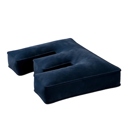 Poduszka literka E, granat, 30x40cm, Posh Velvet