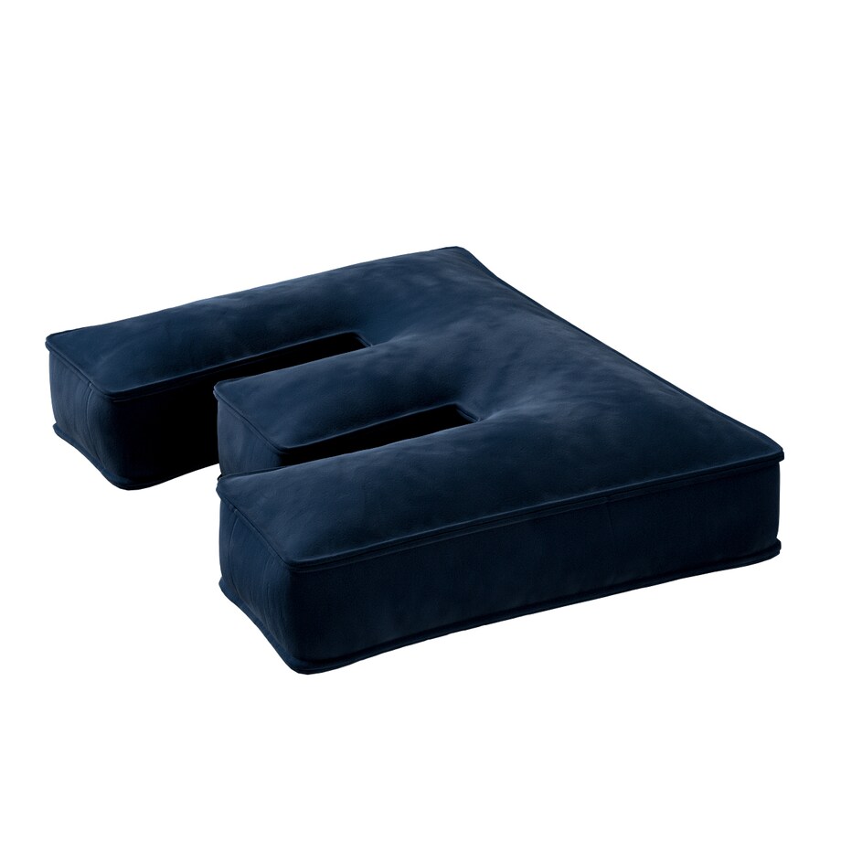 Poduszka literka E, granat, 30x40cm, Posh Velvet