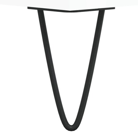 vidaXL Regał, biały, połysk, 69,5x32,5x90 cm, materiał drewnopochodny