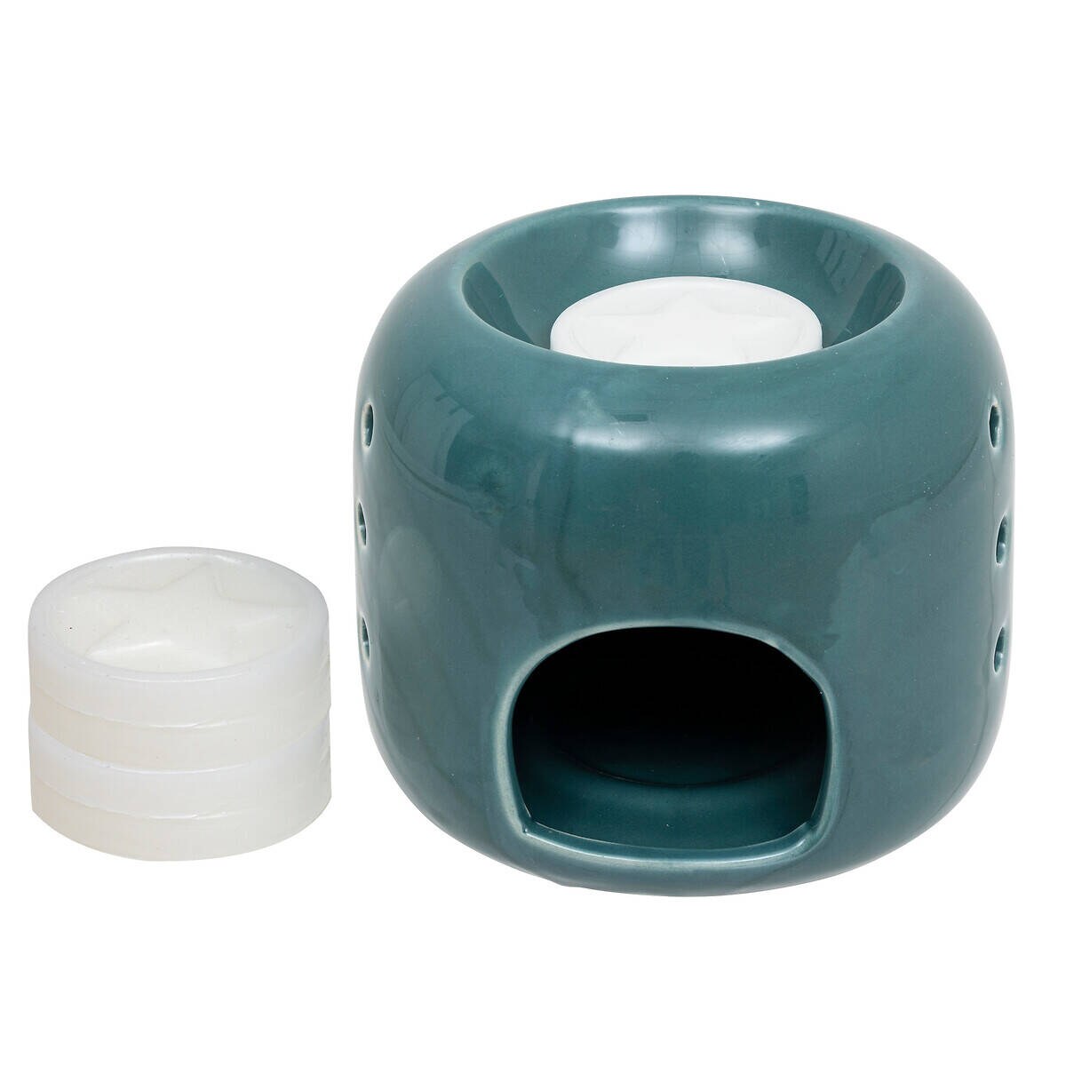 Kominek do wosku ceramiczny + 5 wosków zapachowych