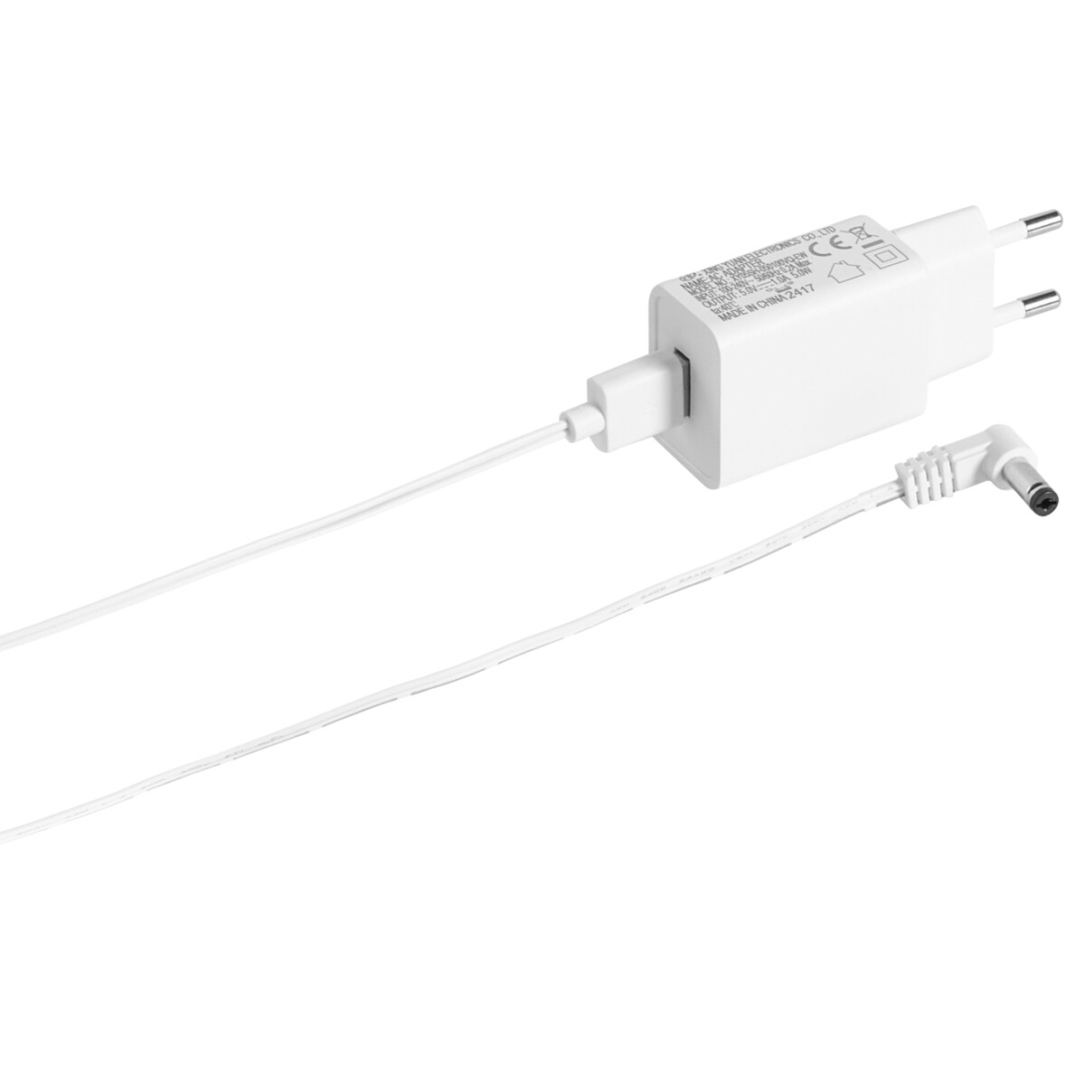 Lampa ogrodowa stojąca LED VULETAS Z pilotem Biały