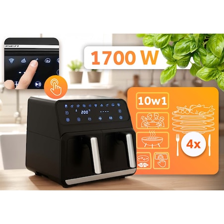 Frytkownica beztłuszczowa frytownica AIR FRYER 8l Berdsen