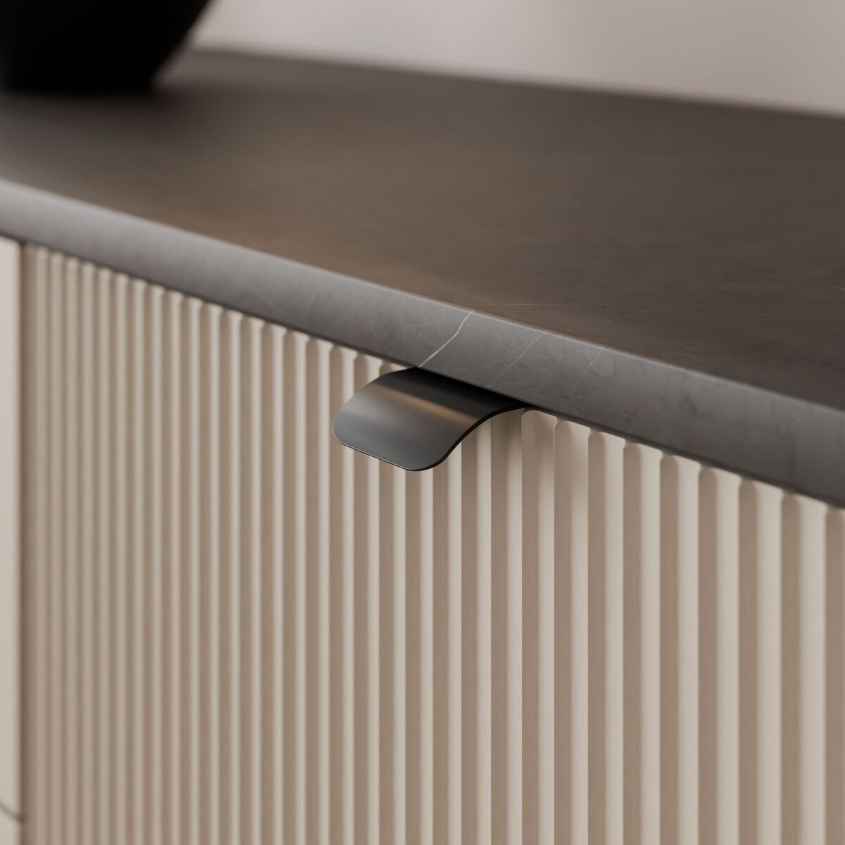 Komoda do przedpokoju AUTUMN 1D6S z sześcioma szufladami, kaszmir / szary kamień