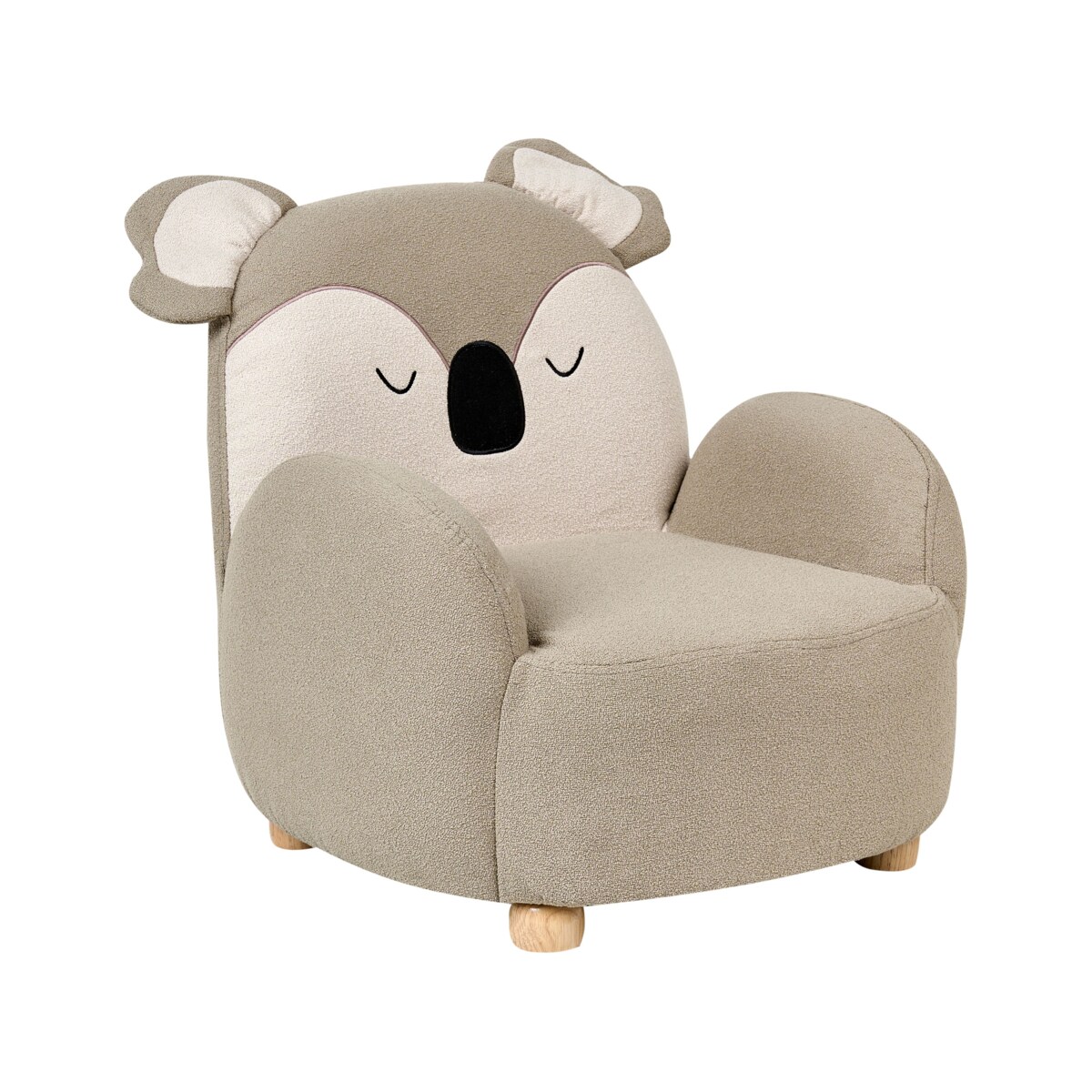 Fotel dziecięcy koala beżowoszary HERVIK