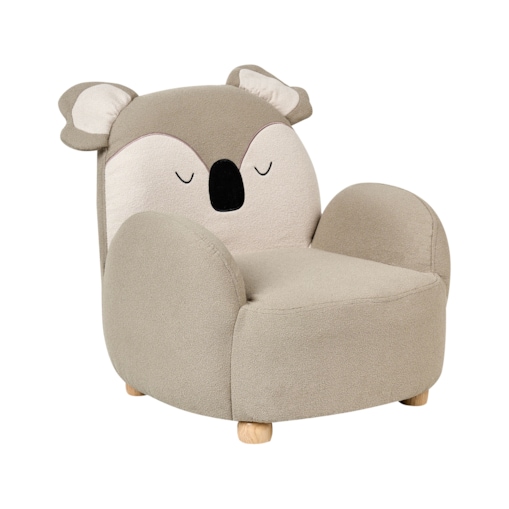 Fotel dziecięcy koala beżowoszary HERVIK