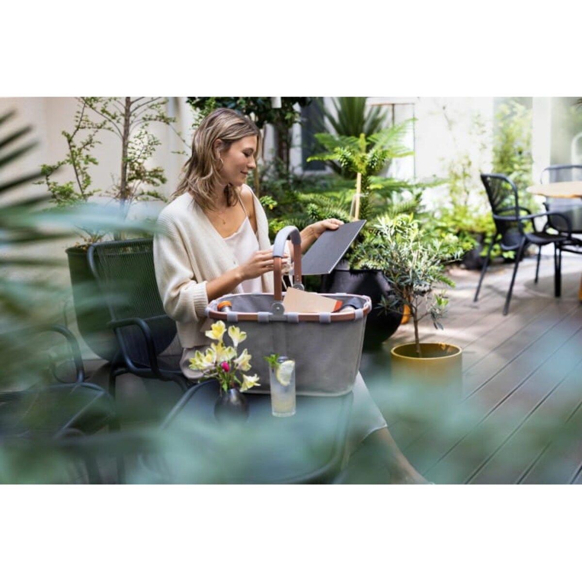 Koszyk carrybag twist sky rose, 22 l