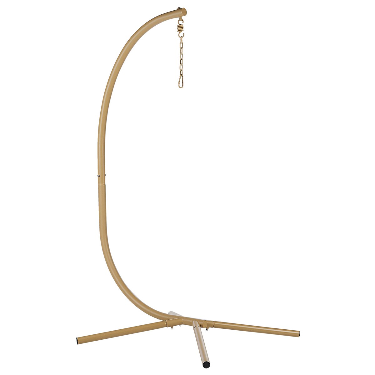 Fotel wiszący ze stojakiem ARCO Metal Beżowy