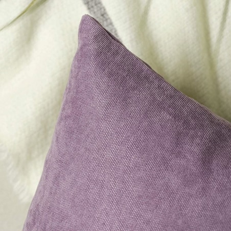 Poszewka dekoracyjna 45x45 wrzosowa, gładka