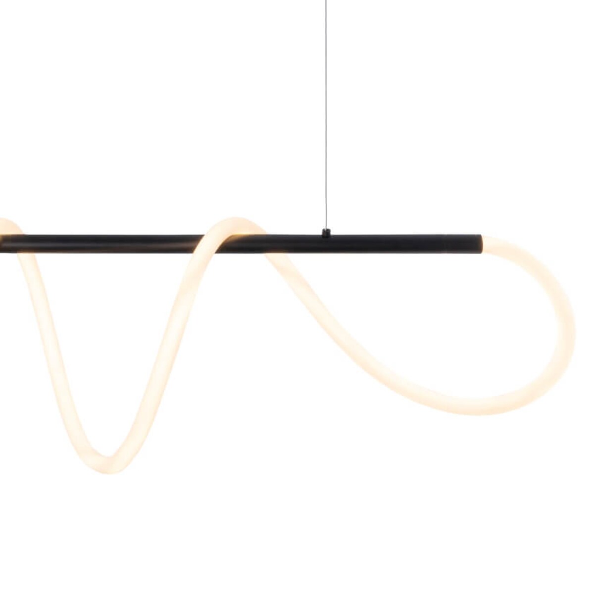 Wisząca lampa ledowa Balbo 20006PM-BK Zumaline 45W 3000K-6000K metalowa czarna