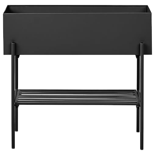 Donica na nóżkach VINCA 70 cm Metal Czarny