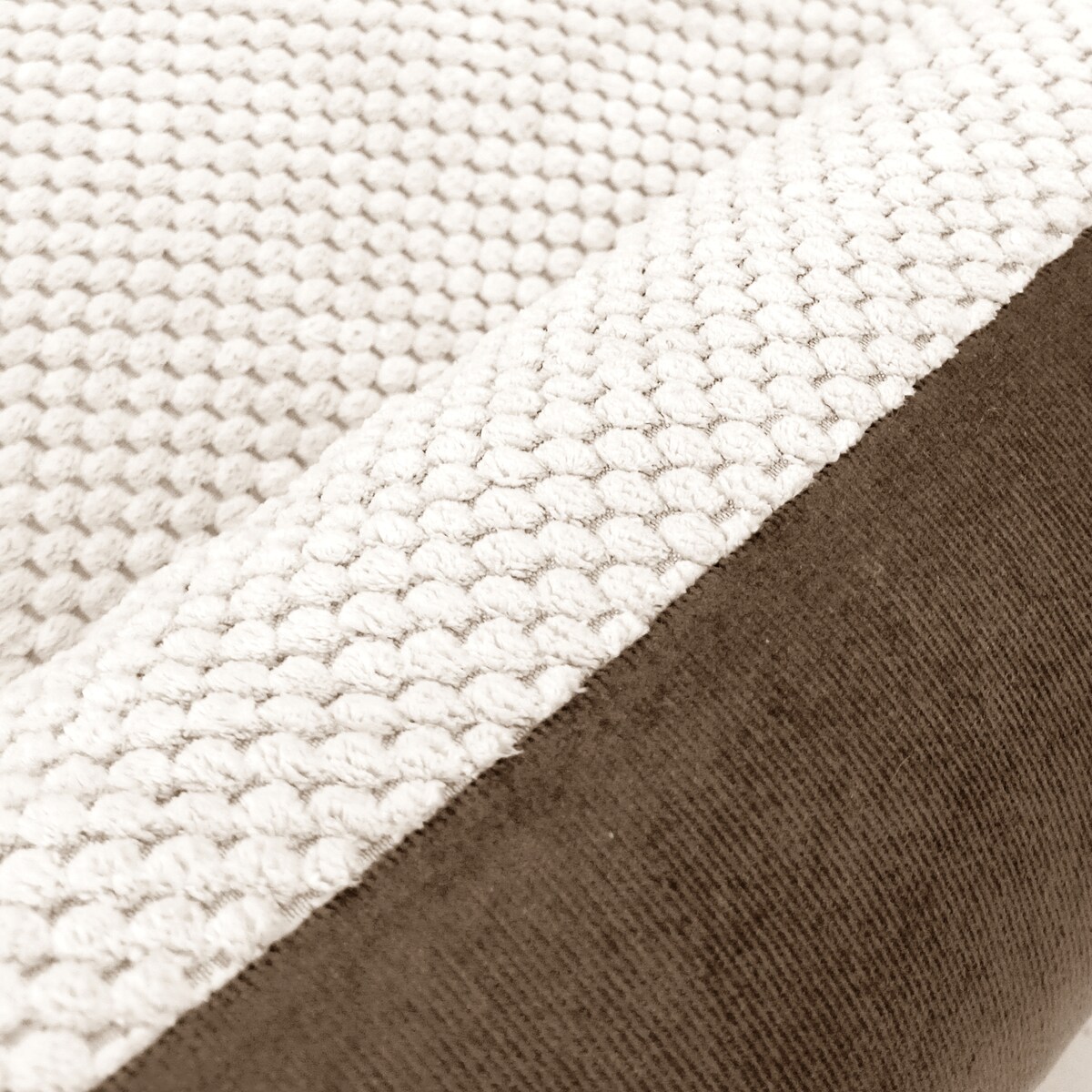 Przytulne legowisko dla psa TEO, 60x40 cm, Brąz/Beż