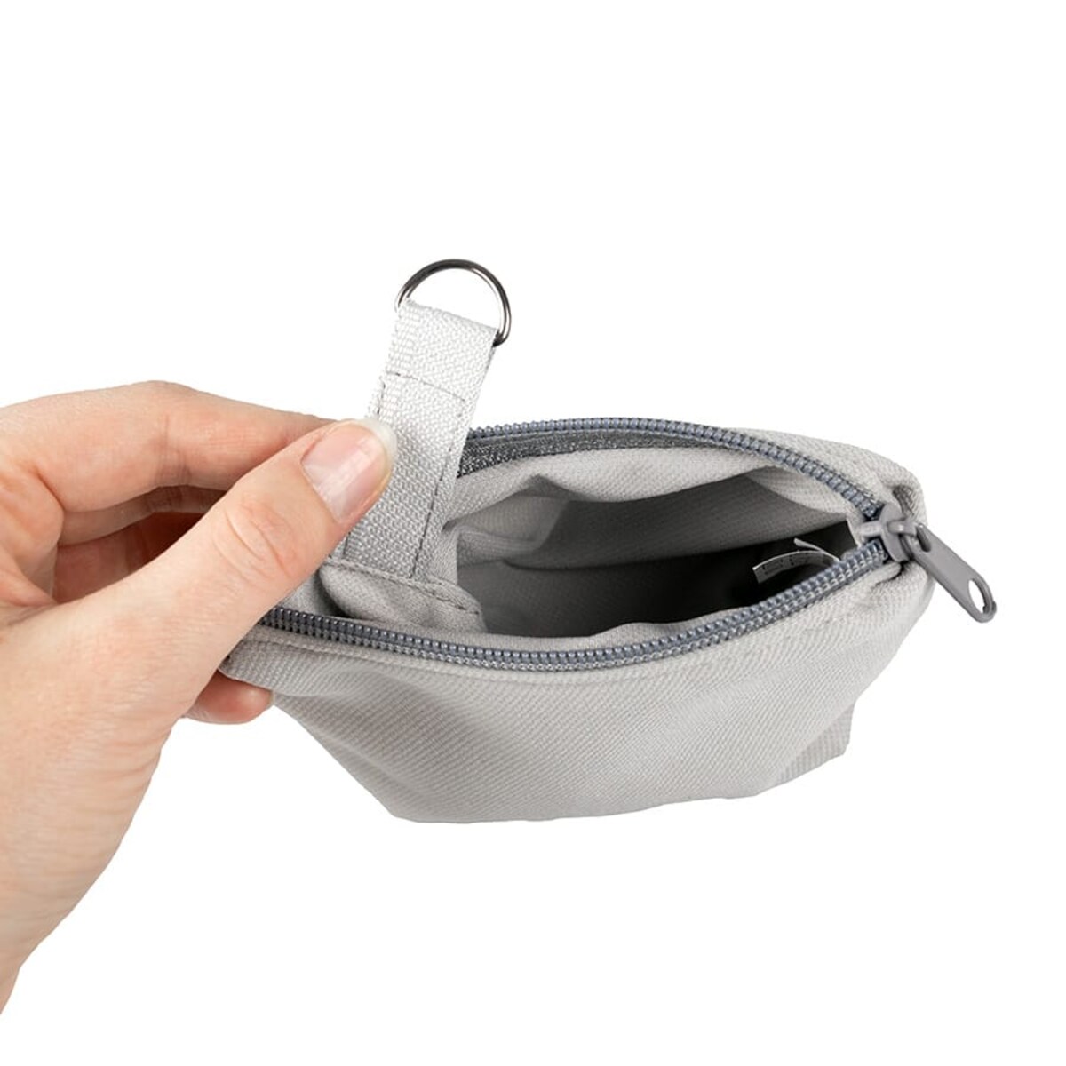 Organizer, etui w rozmiarze XS, kosmetyczka podróżna, wodoodporna, szara