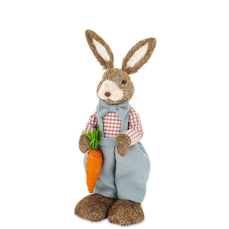 Figurka - królik z marchewką 44,5x17x13 cm CAROTA