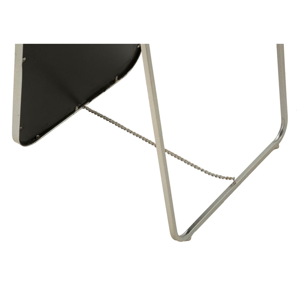 Lustro podłogowe, kolor szary, żelazo i płyta MDF, 46 x 2 x 153 cm, do sypialni i garderoby, Mauro Ferretti