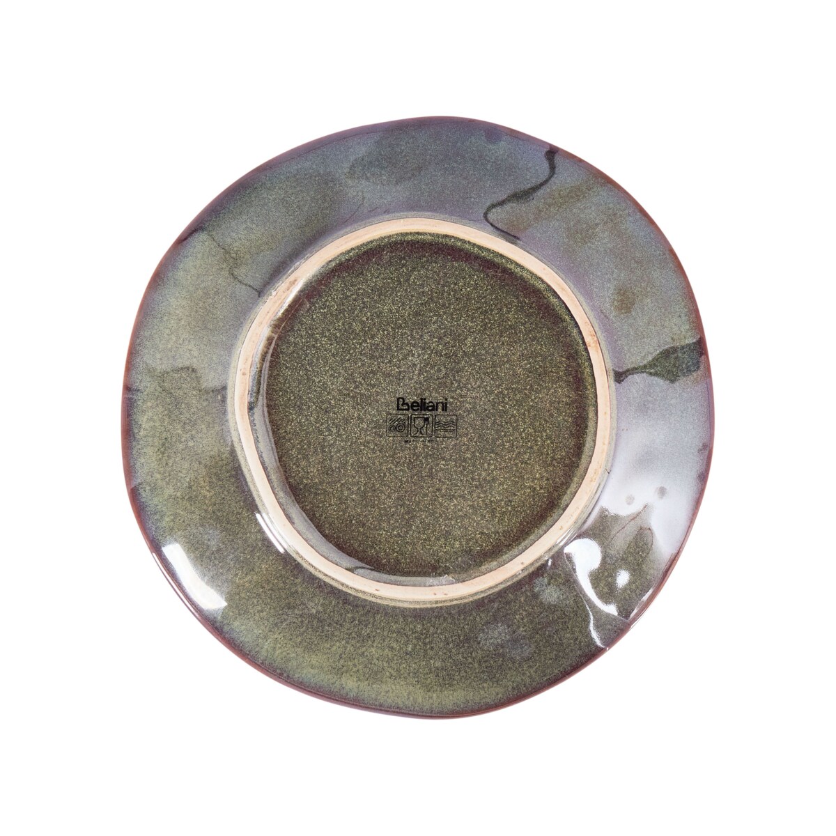 Zestaw 8 małych talerzy THYME Kamionka Ciemnozielony