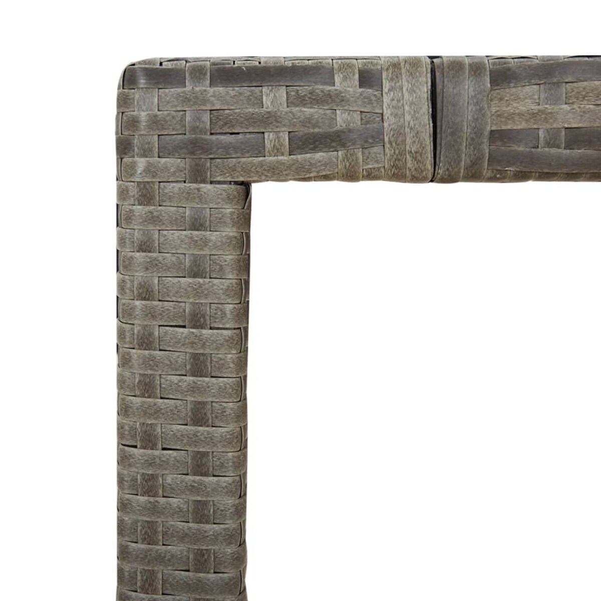 vidaXL 9-cz. zestaw mebli ogrodowych z poduszkami, szary, polirattan