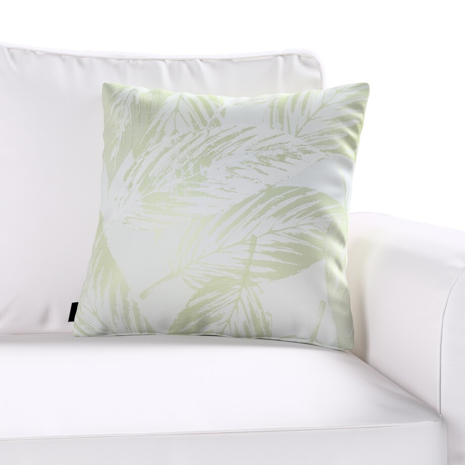 Poszewka Kinga na poduszkę 50x50 zielone liście