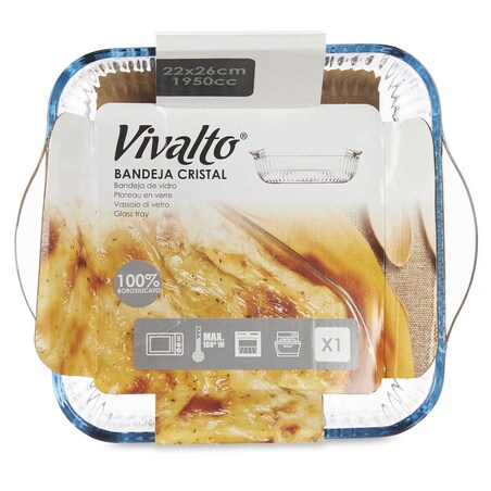 Naczynie do zapiekania dla jednej osoby, ryflowane szkło