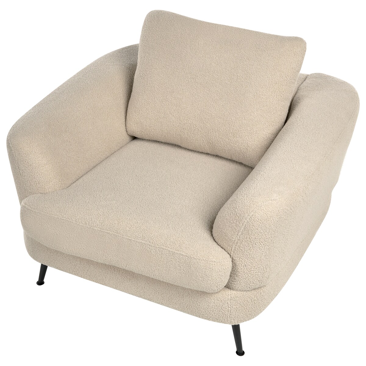 Fotel KJAER Boucle Jasnobeżowy