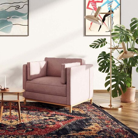 Celerio fotel Pastelowy Róż