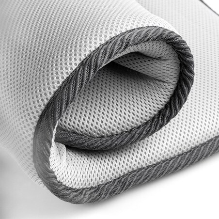 Legowisko dla psa prostokątne L 3D jasnoszare