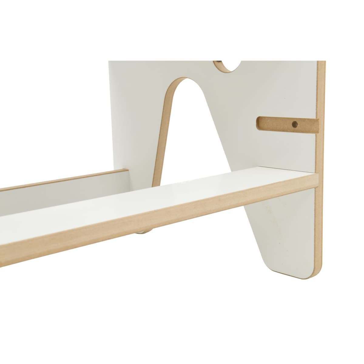 Pomocnik kuchenny dla dzieci biały helper regulowany MDF drewno Verk.design
