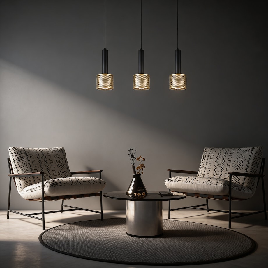 Lampa wisząca Light Prestige Amo czarny 3 x E27 1 szt.