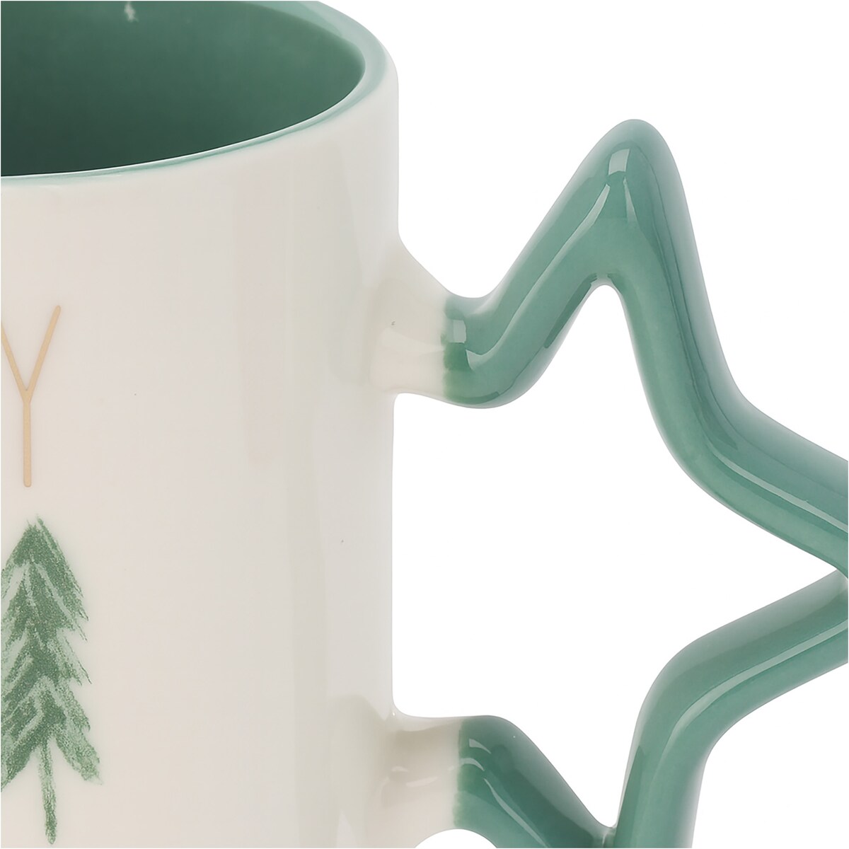 Kubek Z Uchem Świąteczny 380 Ml Porcelanowy Zimowy Świąteczny